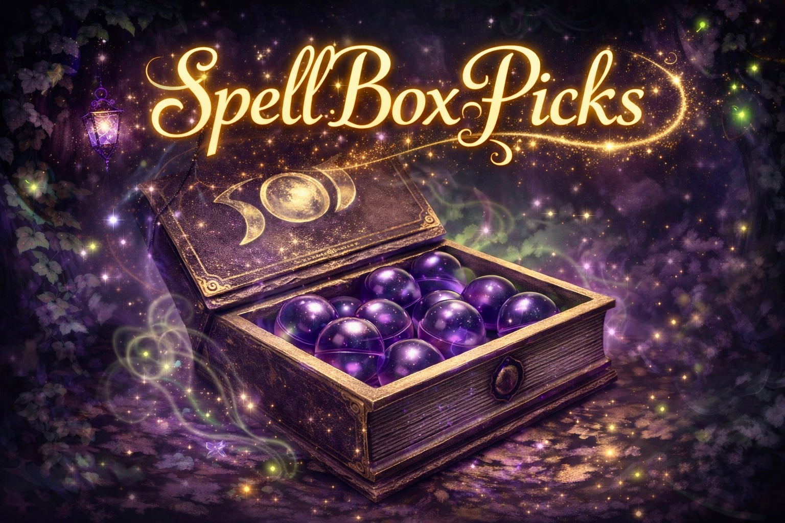 Spell Box Picks (3)- Add On For Spooky Scoops *Must Purchase Scoops First.