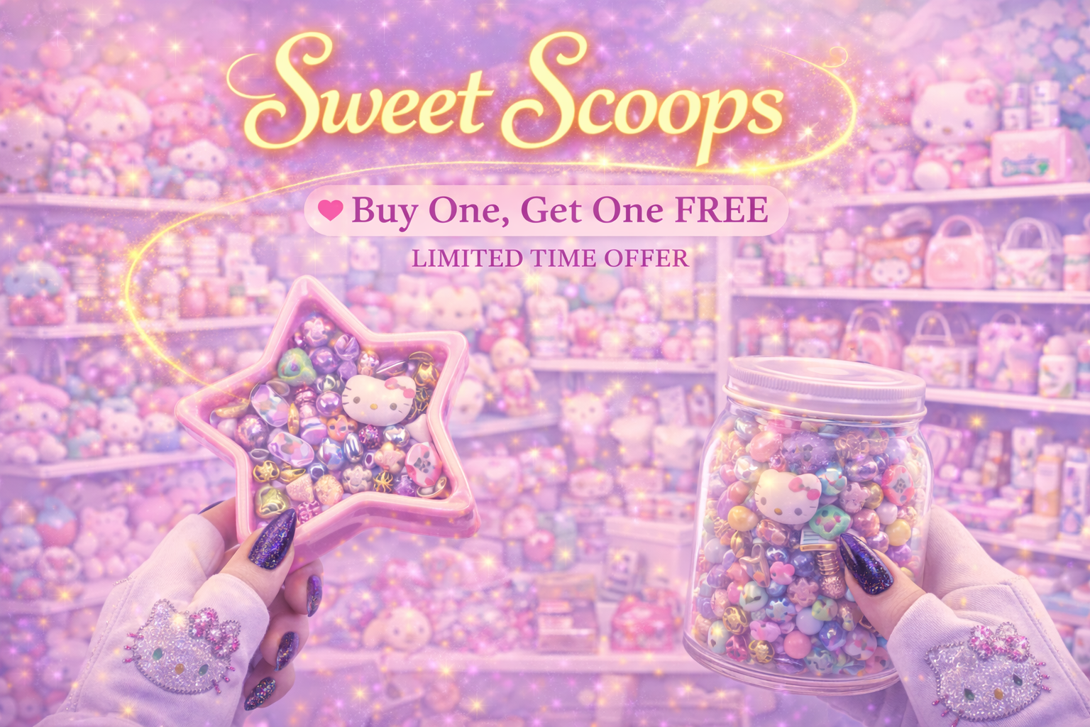 SWEET SCOOPS: Buy 1, Get 1 Free Scoops Encore Deal Time Sensitive Don’t Forget To Customize Your Bundle By Adding Add Ons.